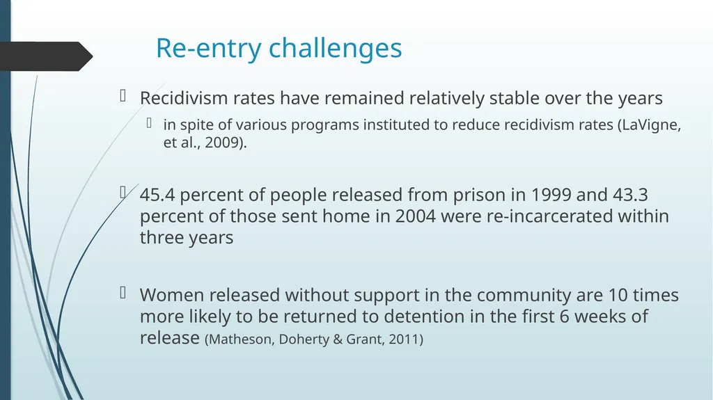 The Case of Reintegration of Women Post - slide 7 of 39