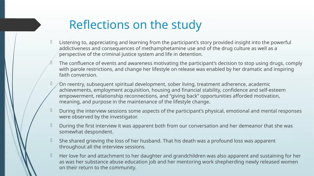 The Case of Reintegration of Women Post - slide 36 of 39