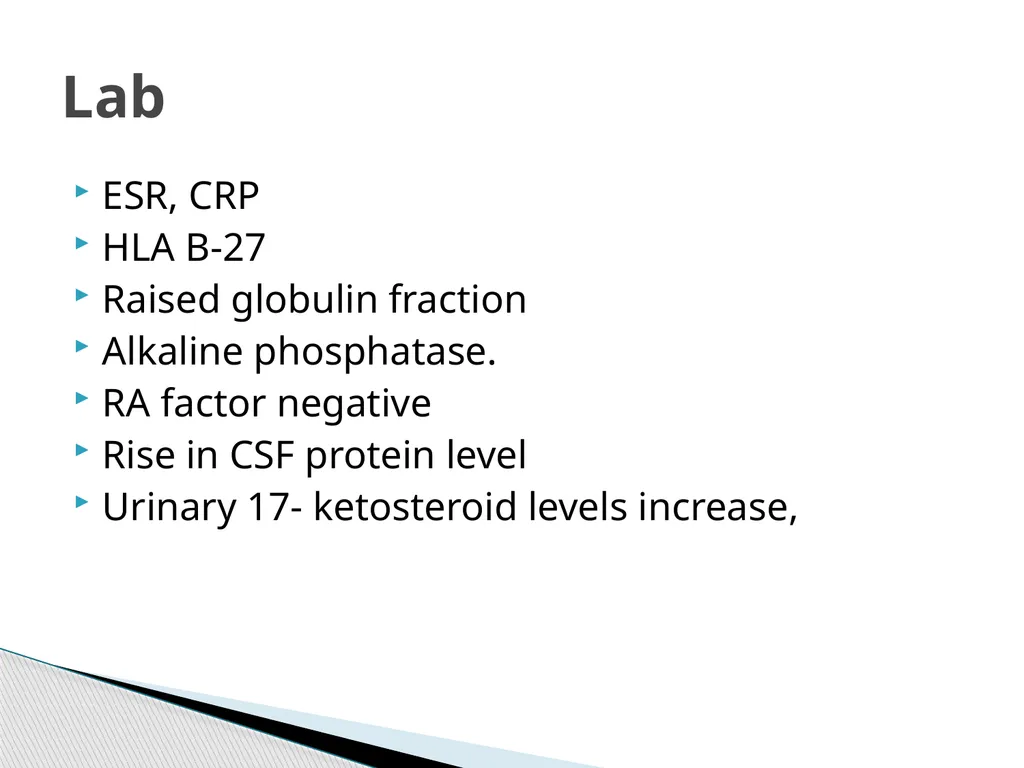 ANKYLOSING SPONDYLITIS BY MBBSPPT.COM Ankylosing - slide 16 of 31