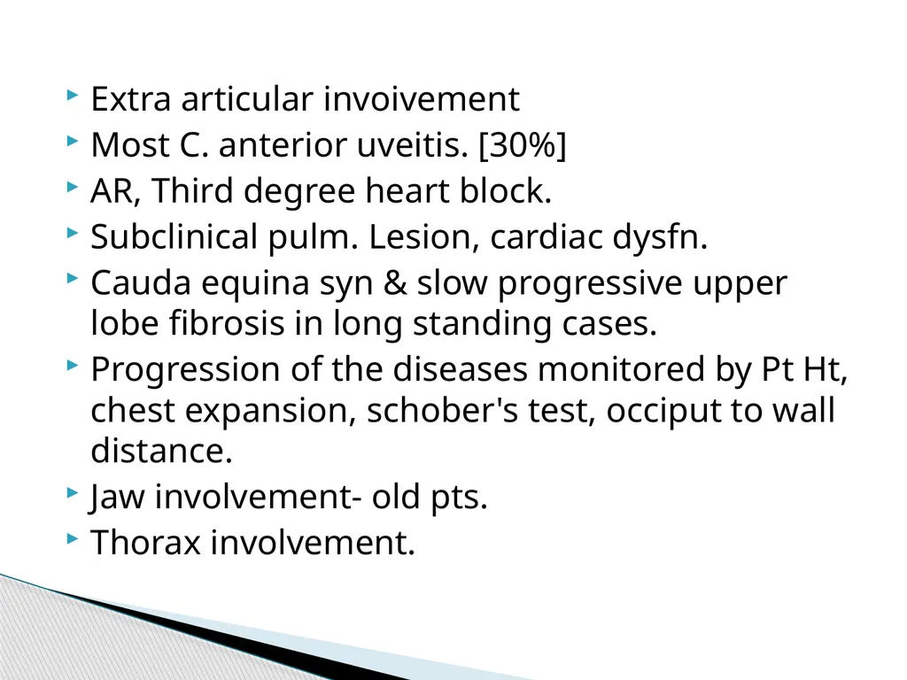 ANKYLOSING SPONDYLITIS BY MBBSPPT.COM Ankylosing - slide 11 of 31