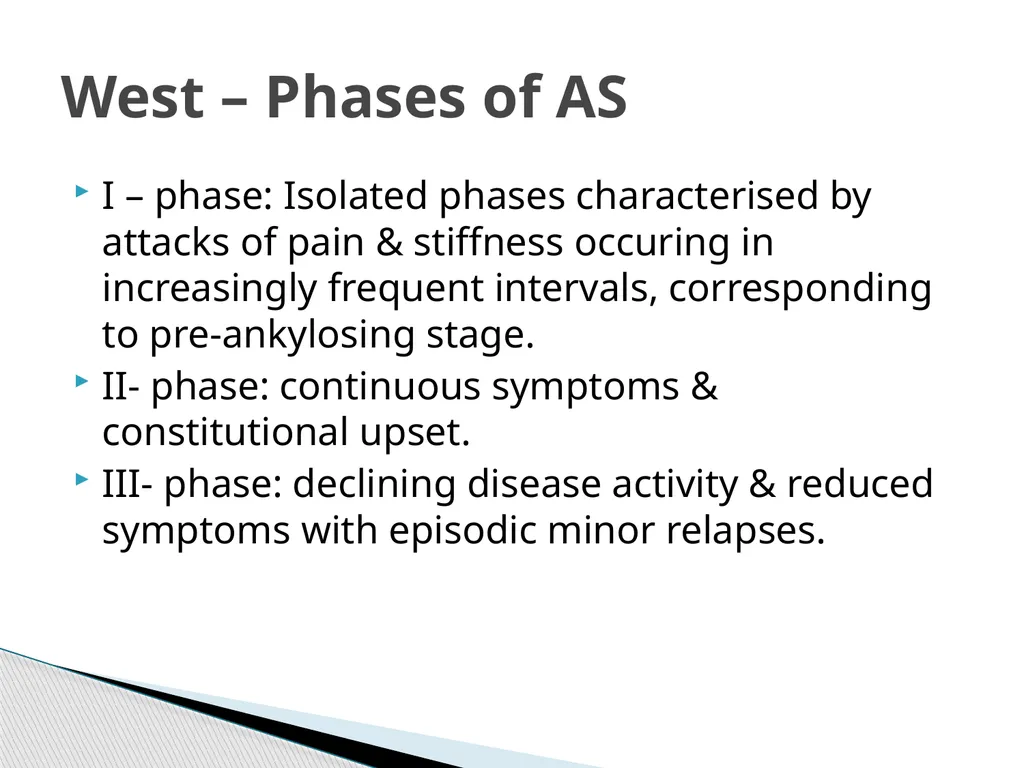 ANKYLOSING SPONDYLITIS BY MBBSPPT.COM Ankylosing - slide 13 of 31