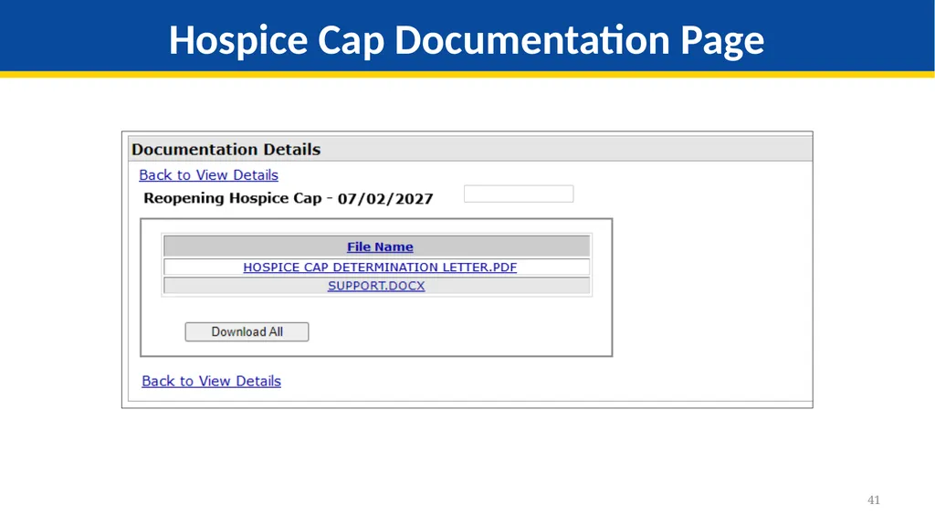 Medicare Part A Cost Report e-Filing Updates - slide 41 of 89