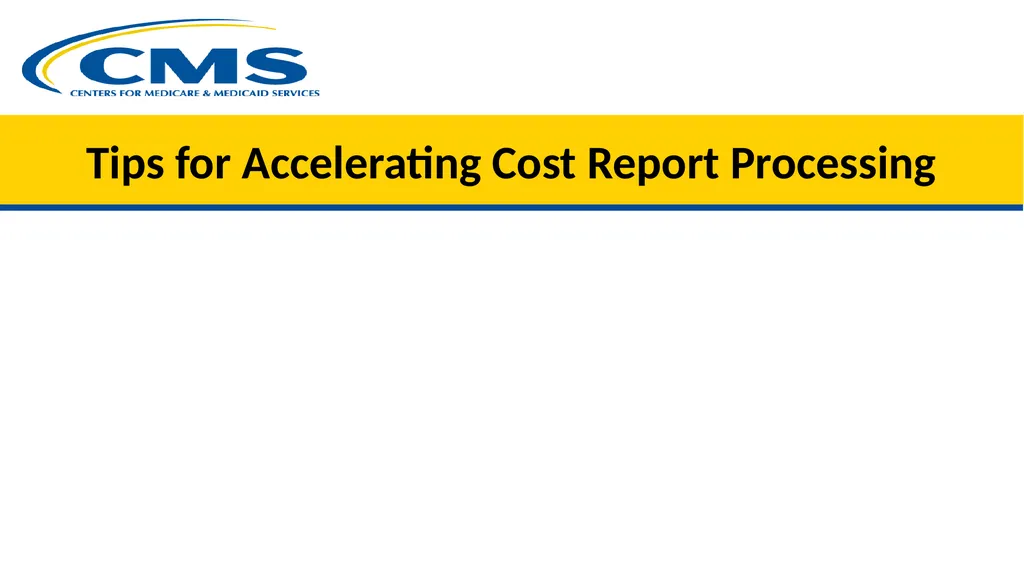 Medicare Part A Cost Report e-Filing Updates - slide 81 of 89