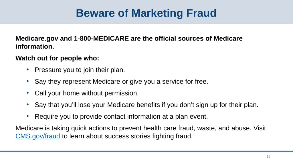 Medicare Open Enrollment September 2026 2 Main - slide 12 of 34