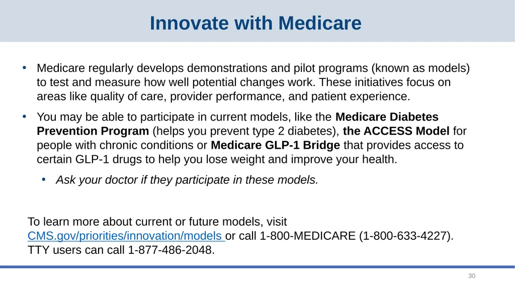 Medicare Open Enrollment September 2026 2 Main - slide 30 of 34