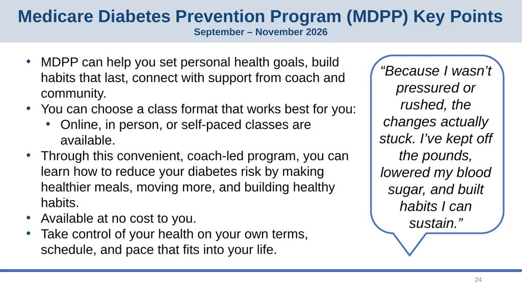 Medicare Open Enrollment September 2026 2 Main - slide 24 of 34
