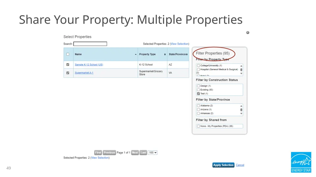 Portfolio Manager 201: Editing Property Details, - slide 49 of 64