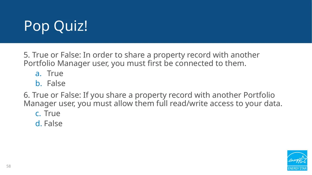 Portfolio Manager 201: Editing Property Details, - slide 58 of 64
