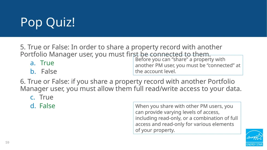 Portfolio Manager 201: Editing Property Details, - slide 59 of 64
