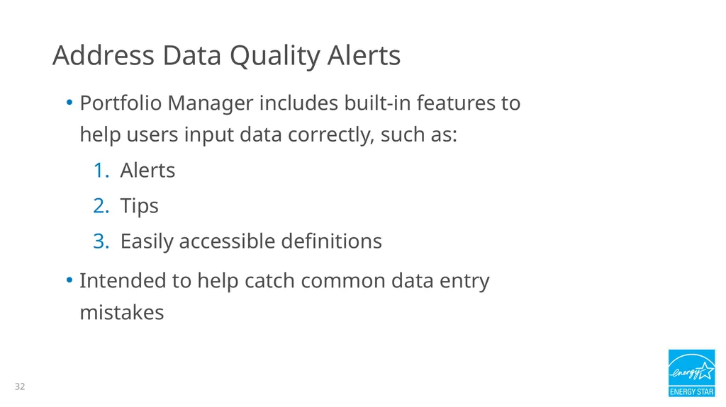 Portfolio Manager 201: Editing Property Details, - slide 32 of 64
