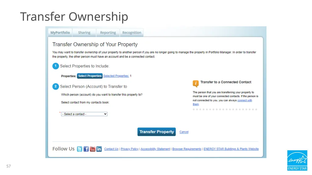 Portfolio Manager 201: Editing Property Details, - slide 57 of 64