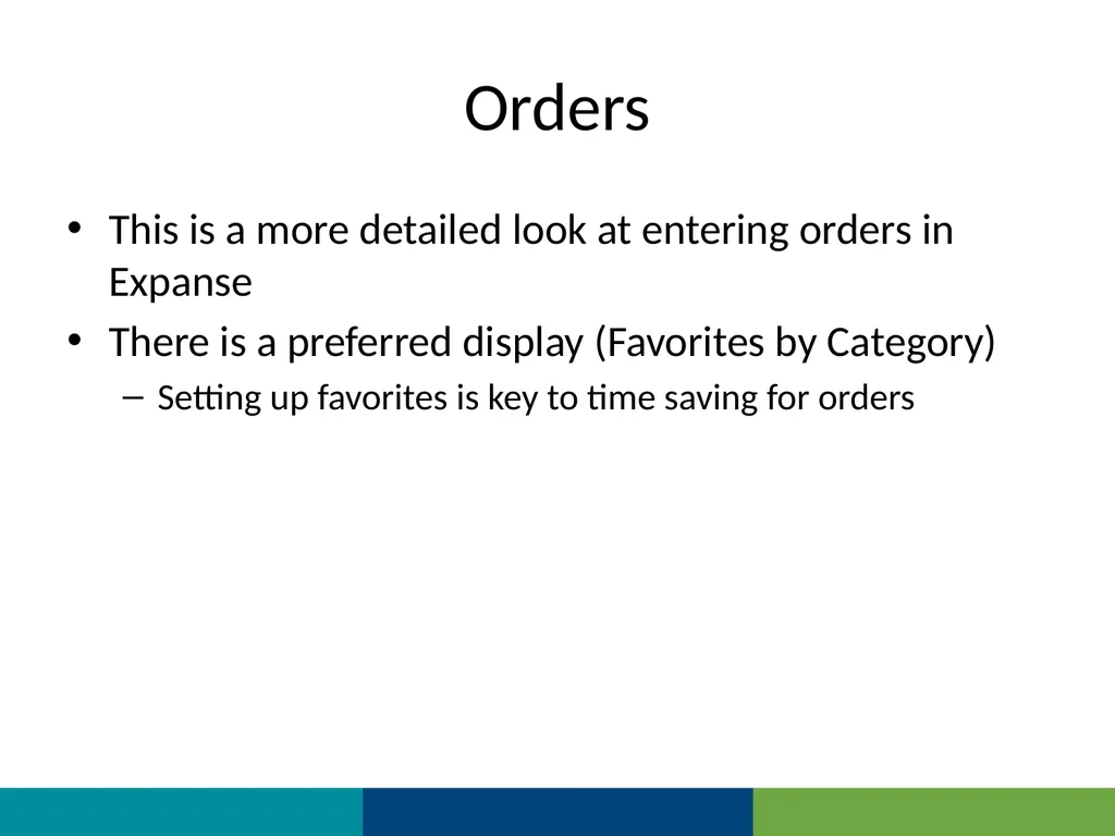 MEDITECH Expanse Orders Web Based HER MUST be - slide 6 of 67