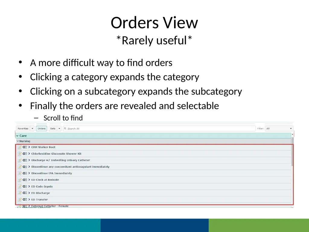 MEDITECH Expanse Orders Web Based HER MUST be - slide 10 of 67