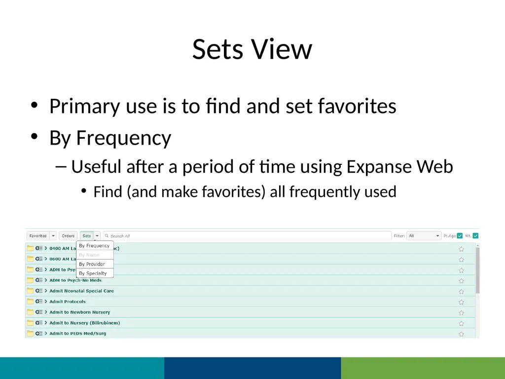 MEDITECH Expanse Orders Web Based HER MUST be - slide 11 of 67
