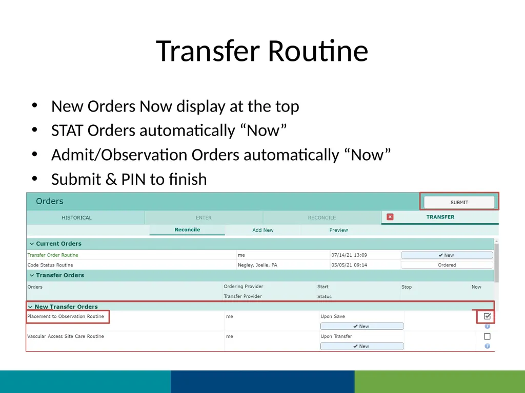 MEDITECH Expanse Orders Web Based HER MUST be - slide 65 of 67