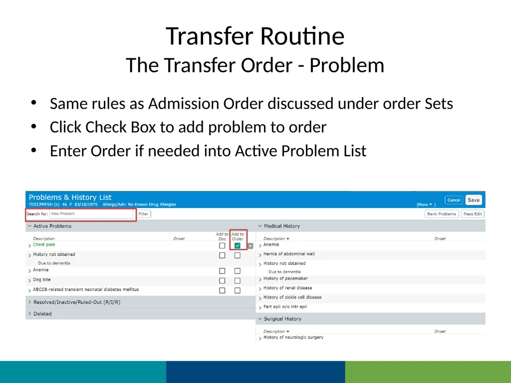 MEDITECH Expanse Orders Web Based HER MUST be - slide 55 of 67