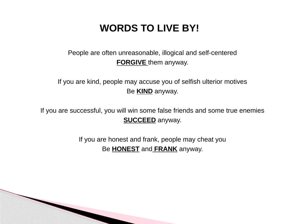 To provide information that will assist all - slide 23 of 26