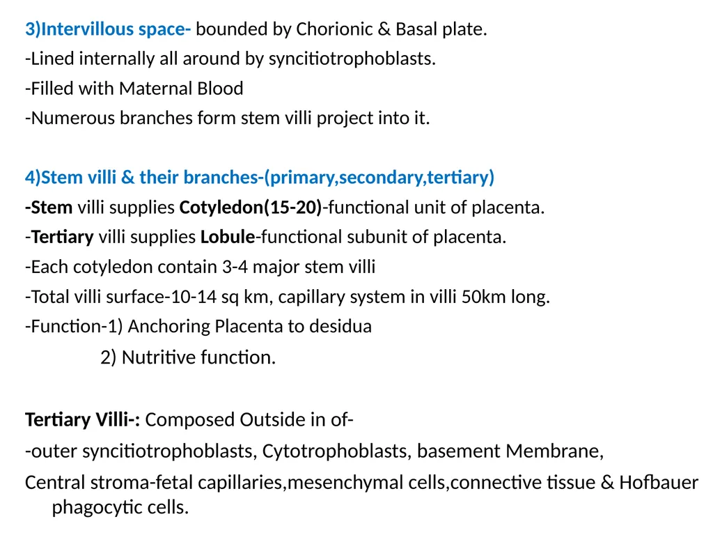 Placenta & Membranes- Development & Anatomy Mrs. - slide 24 of 51
