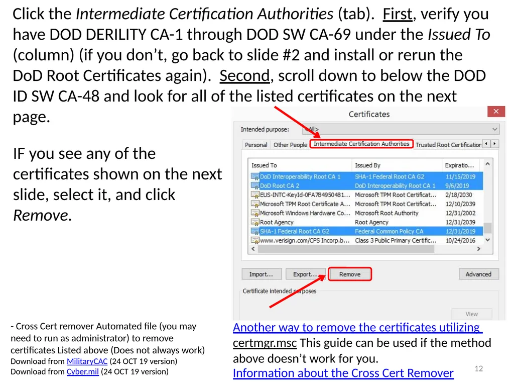 Accessing Army365 / O365 webmail, DoD Enterprise - slide 12 of 22