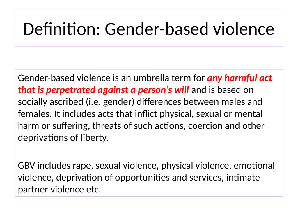 GBV and Nutrition Key linkages, activities and - slide 3 of 17