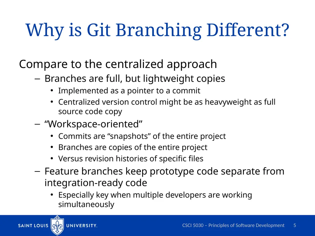 Git Branching Models and Workflows 1 Kevin - slide 5 of 13