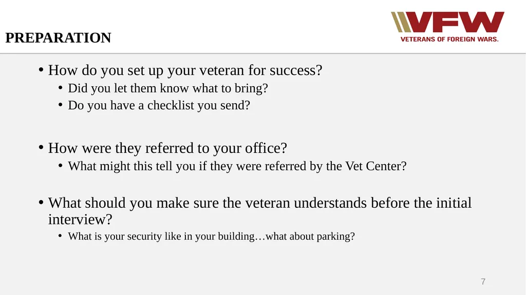 CONDUCTING AN INTERVIEW Gregg Orto Deputy - slide 7 of 26