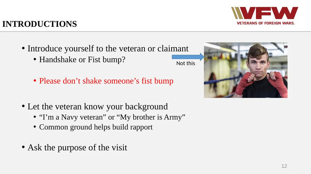 CONDUCTING AN INTERVIEW Gregg Orto Deputy - slide 12 of 26