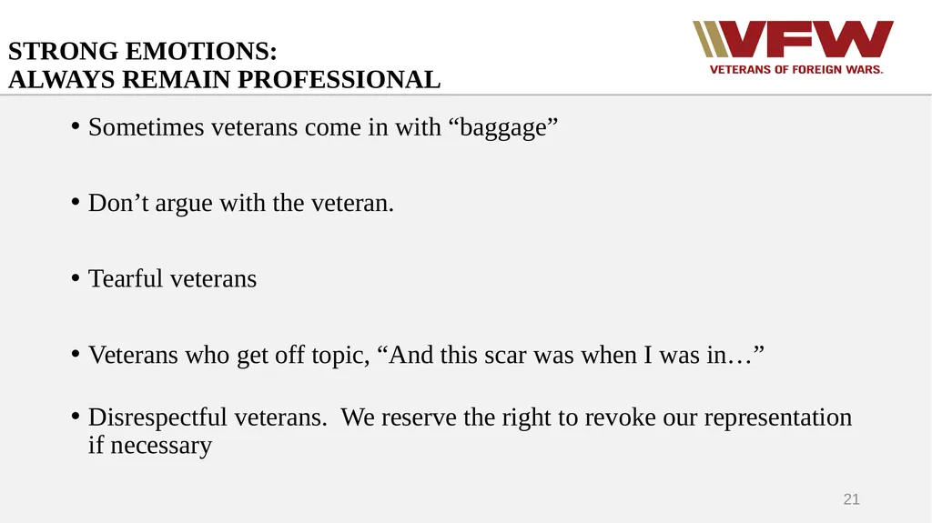 CONDUCTING AN INTERVIEW Gregg Orto Deputy - slide 21 of 26