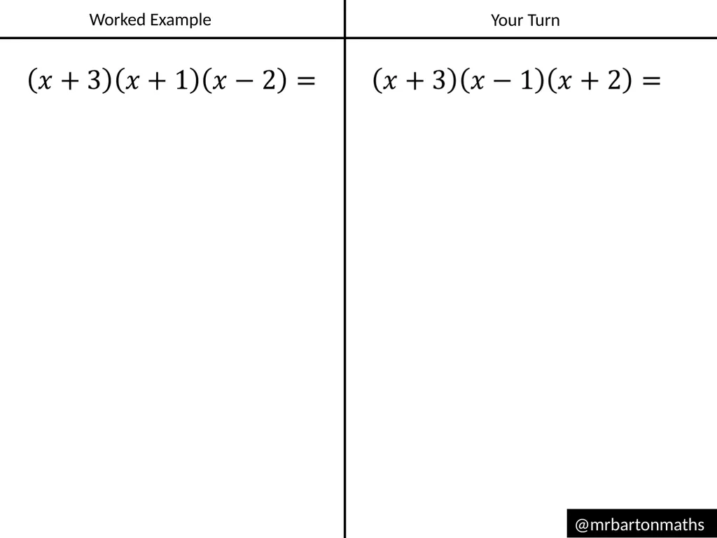 Brackets: Expanding triple brackets For more - slide 2 of 4