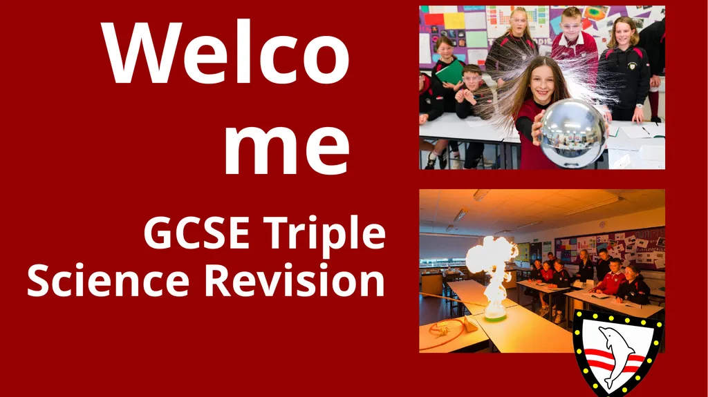 Welcome GCSE Triple Science Revision Exam Board: - slide 1 of 19