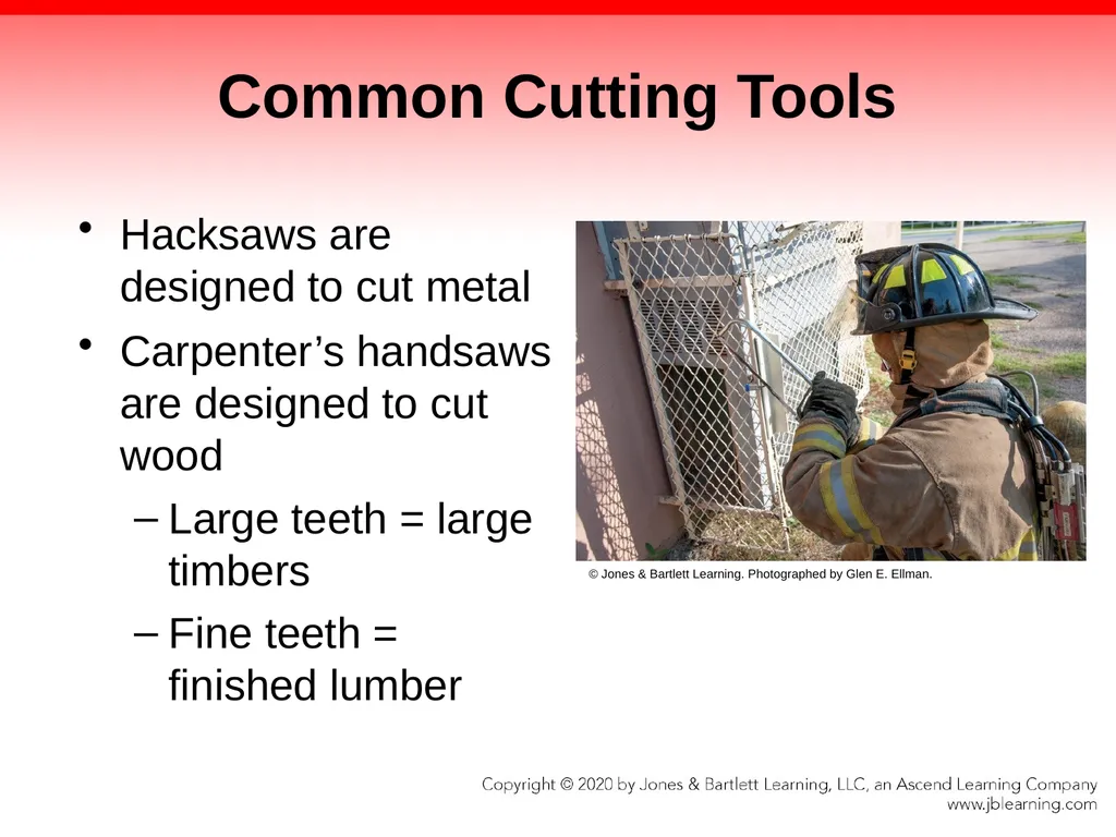 CHAPTER 8 Fire Fighter Tools and Equipment - slide 38 of 72