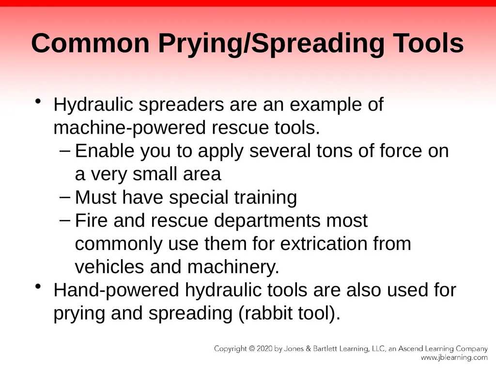 CHAPTER 8 Fire Fighter Tools and Equipment - slide 28 of 72