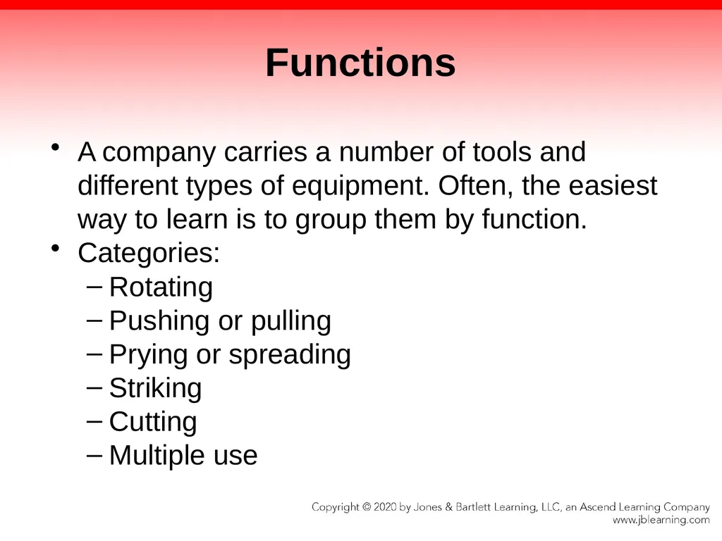 CHAPTER 8 Fire Fighter Tools and Equipment - slide 14 of 72