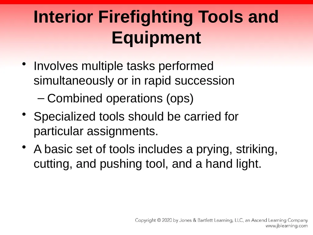 CHAPTER 8 Fire Fighter Tools and Equipment - slide 52 of 72