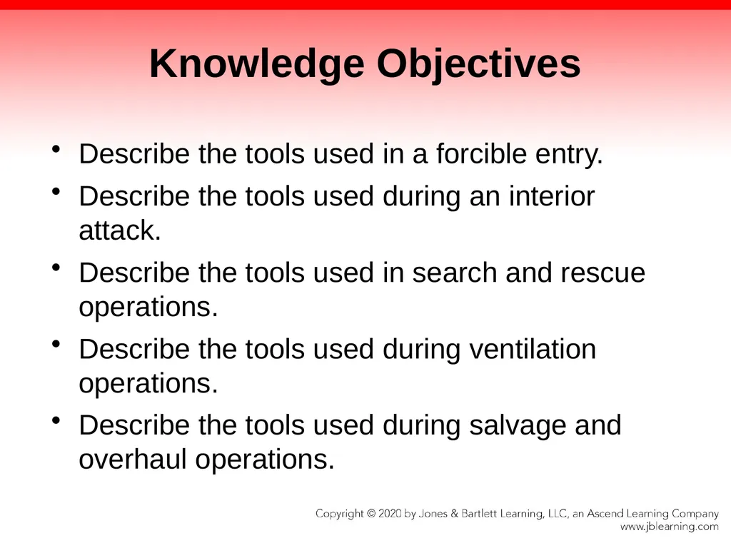 CHAPTER 8 Fire Fighter Tools and Equipment - slide 4 of 72