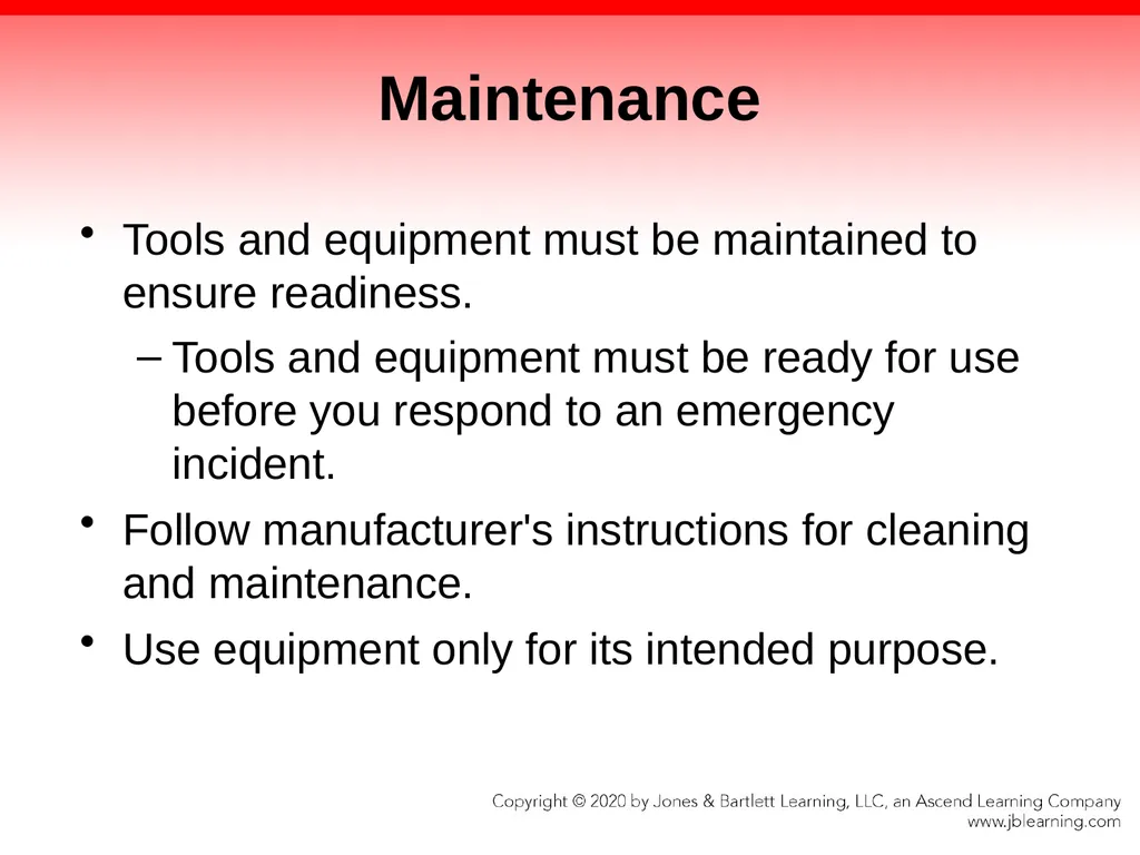 CHAPTER 8 Fire Fighter Tools and Equipment - slide 62 of 72