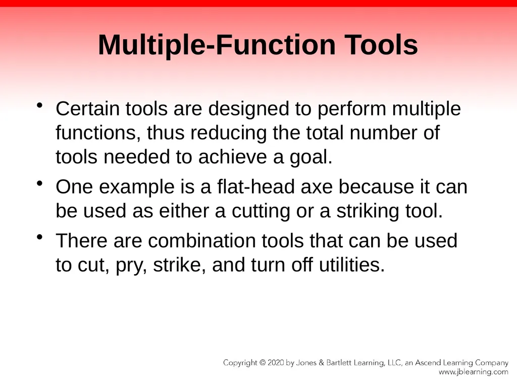 CHAPTER 8 Fire Fighter Tools and Equipment - slide 46 of 72