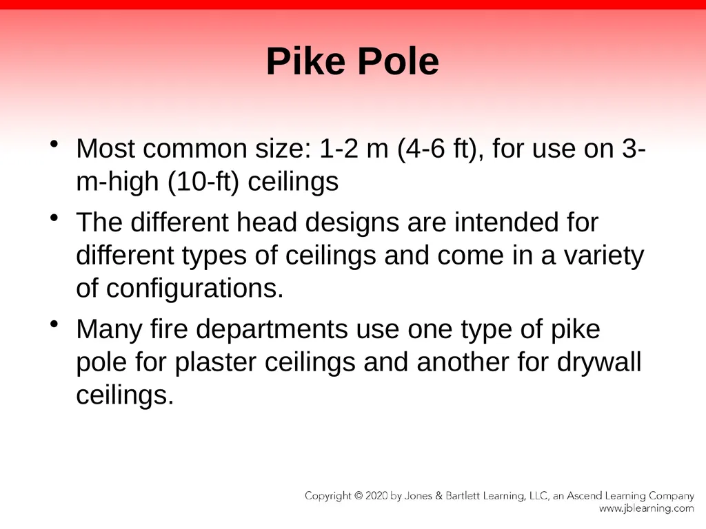 CHAPTER 8 Fire Fighter Tools and Equipment - slide 22 of 72