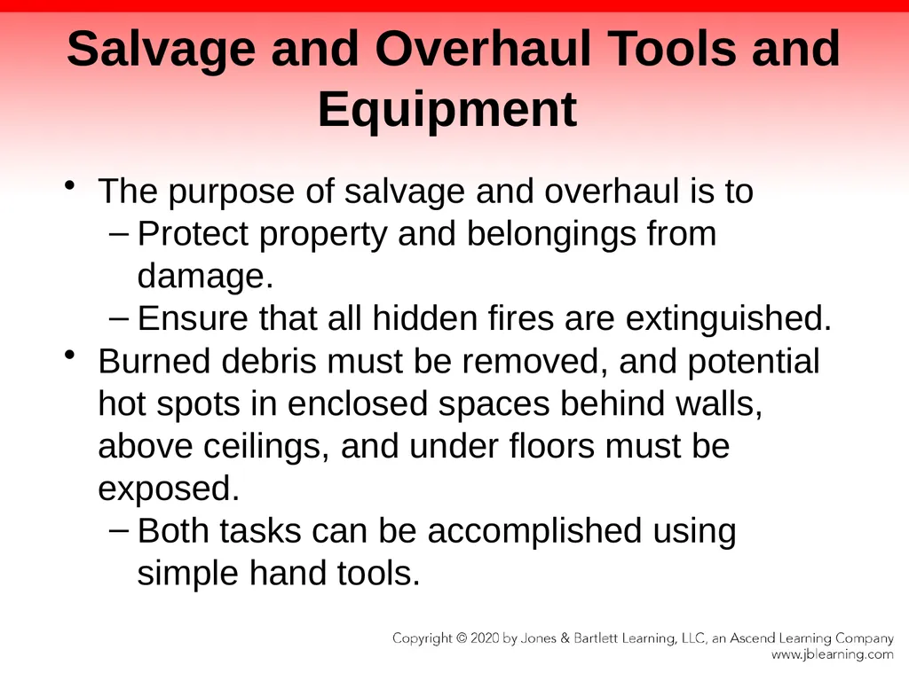 CHAPTER 8 Fire Fighter Tools and Equipment - slide 59 of 72