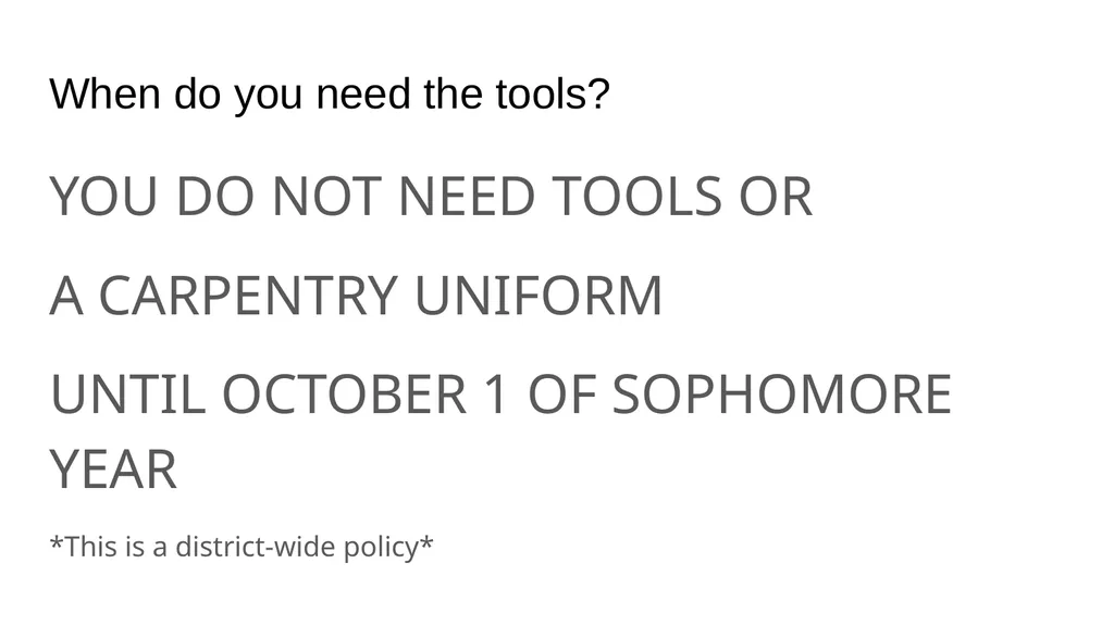 Carpentry Tool List What is a divider anyway? When - slide 2 of 28