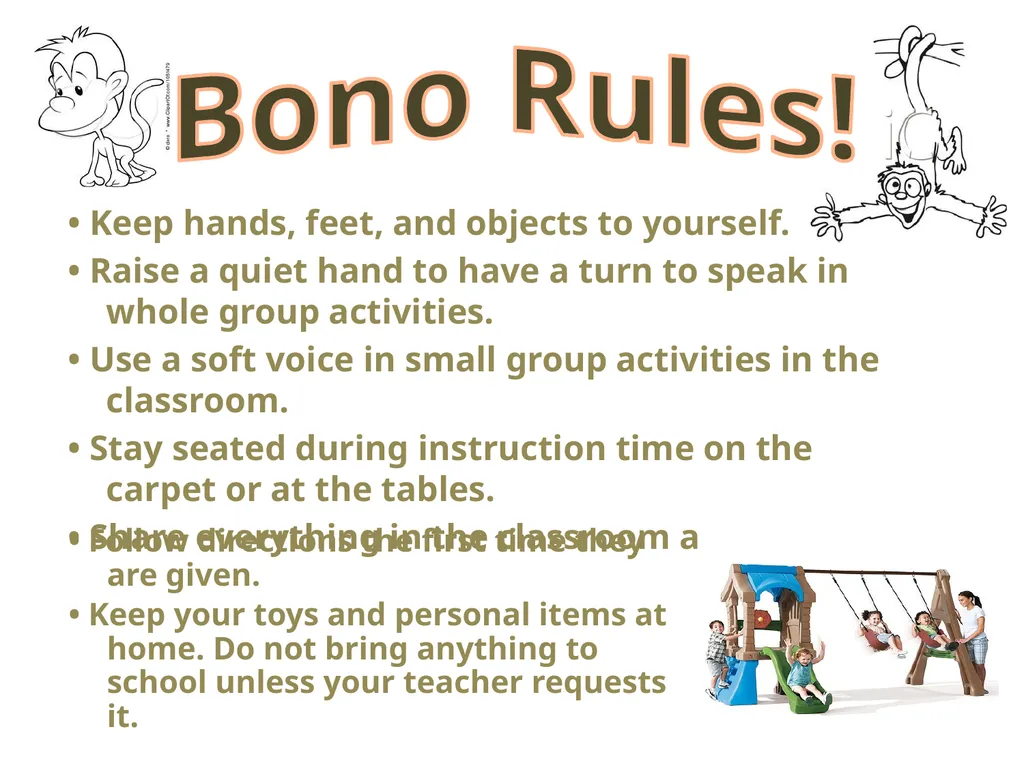 Bono the Monkey Went to School Bono the monkey - slide 21 of 21