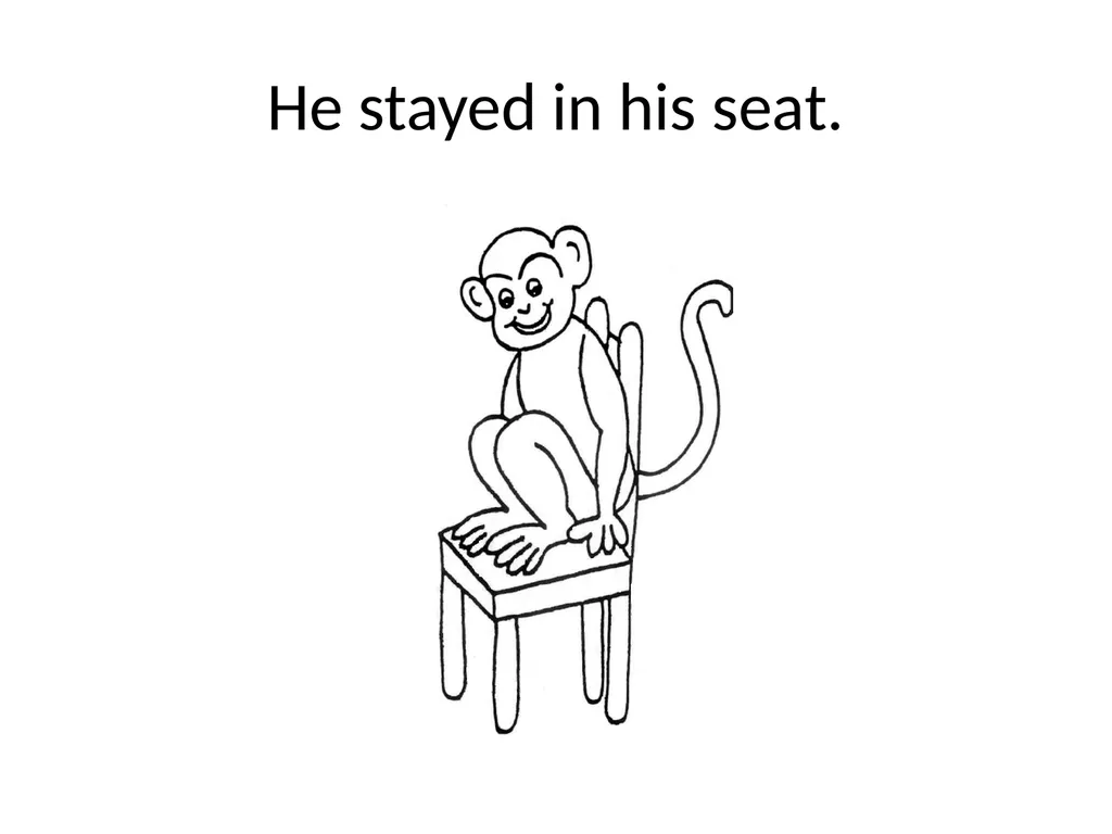 Bono the Monkey Went to School Bono the monkey - slide 15 of 21
