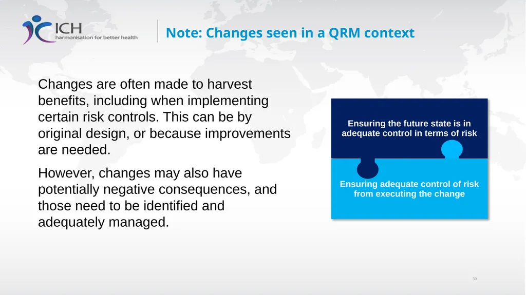 Annex II: Potential Applications Quality Risk - slide 50 of 62