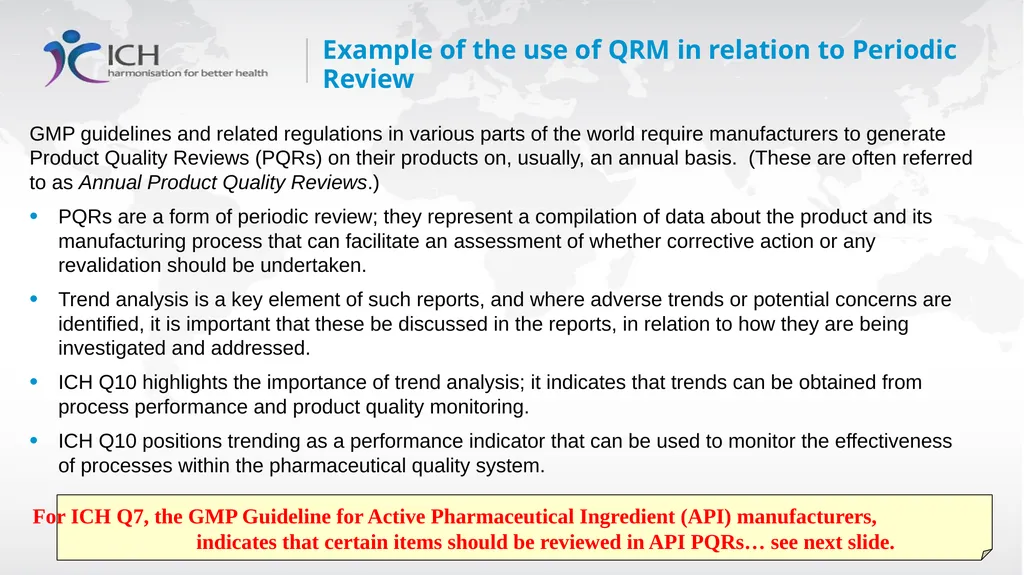 Annex II: Potential Applications Quality Risk - slide 41 of 62