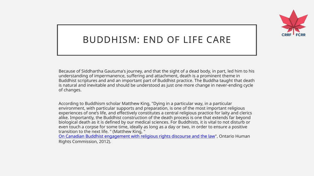 Interfaith Learning and Understanding CRRF - slide 107 of 227