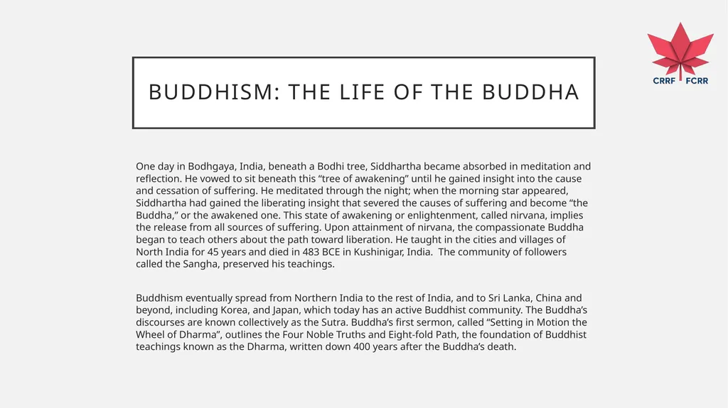 Interfaith Learning and Understanding CRRF - slide 106 of 227