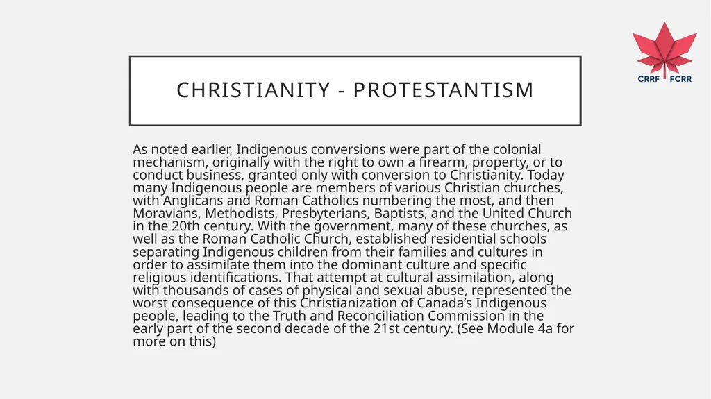 Interfaith Learning and Understanding CRRF - slide 71 of 227