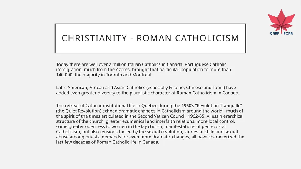 Interfaith Learning and Understanding CRRF - slide 67 of 227