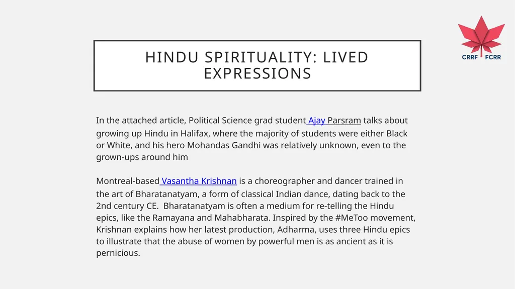 Interfaith Learning and Understanding CRRF - slide 133 of 227