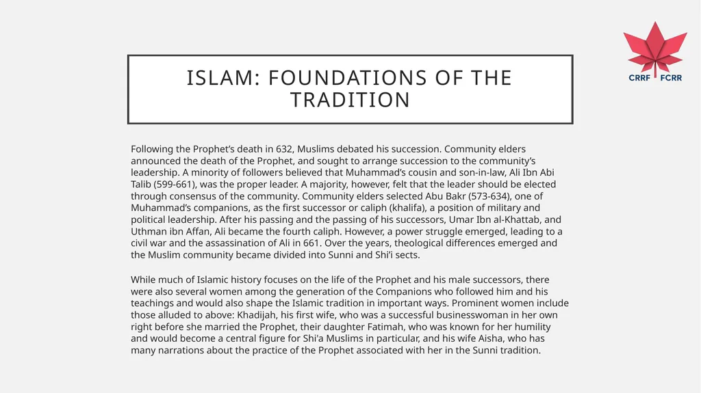 Interfaith Learning and Understanding CRRF - slide 87 of 227
